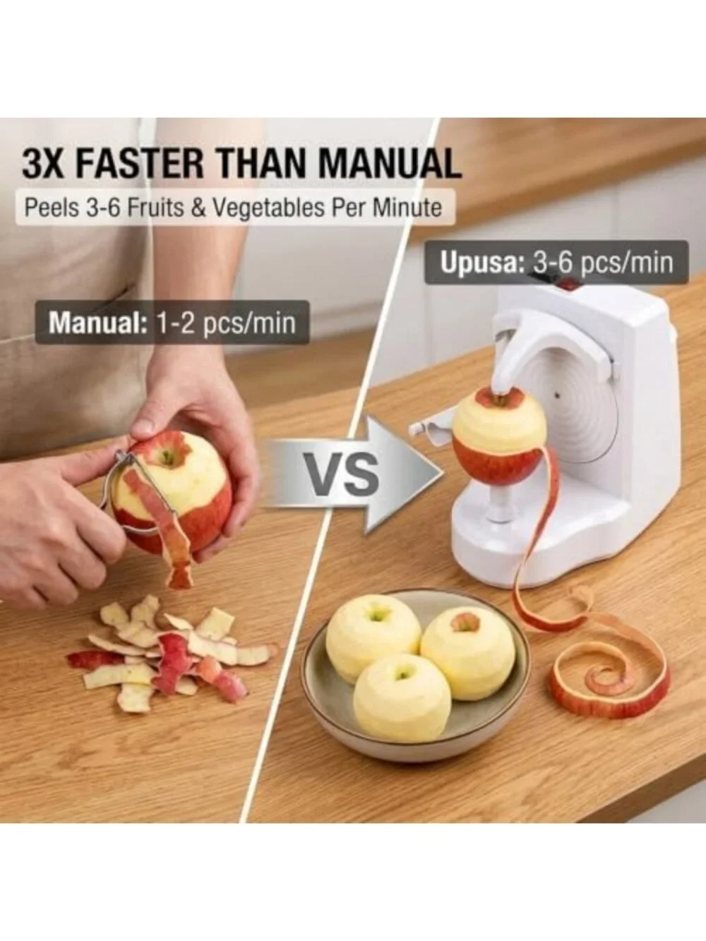 Automatic Electric Orange Peeler - Easy Fruit Peeler Machine for Quick Prep